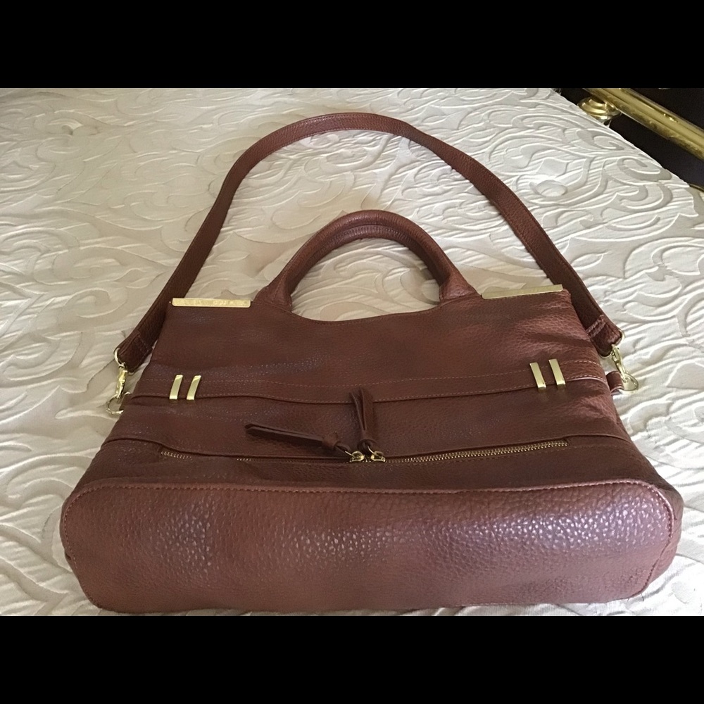 Big Buddha Saddle Brown Purse